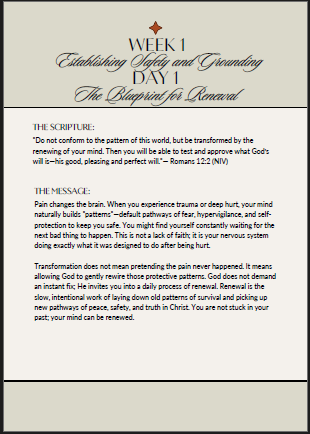 21-Day Christian Devotional Guide – Renewing Your Mind After Trauma