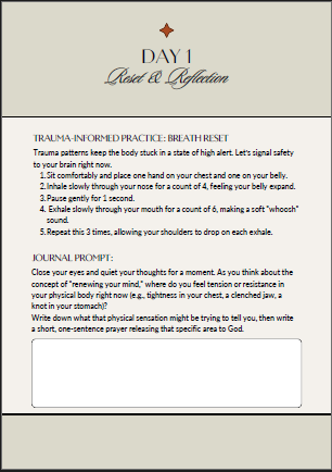 21-Day Christian Devotional Guide – Renewing Your Mind After Trauma